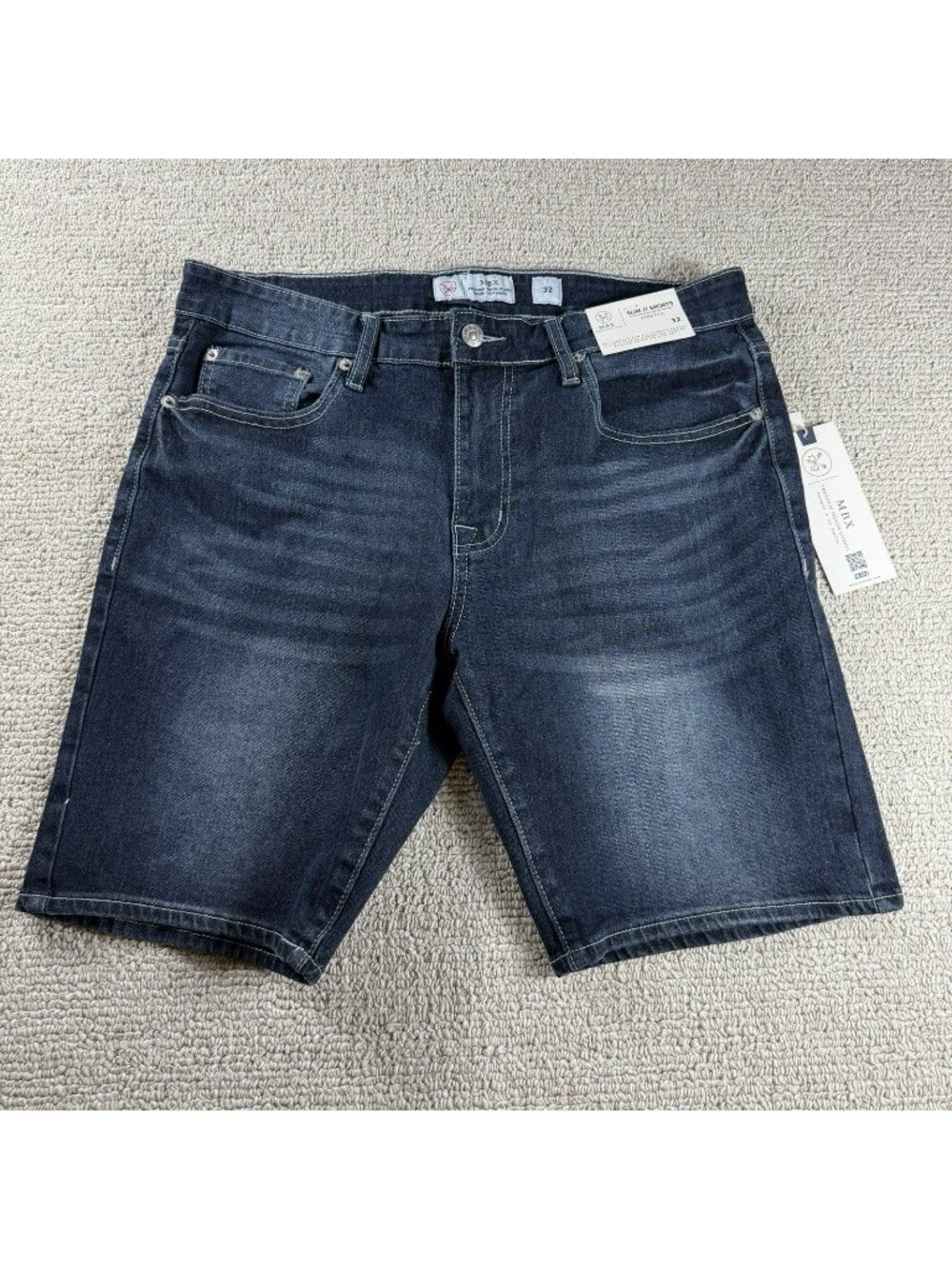 MBX Premium Denim Shorts Blues Men's Size 32 x 9